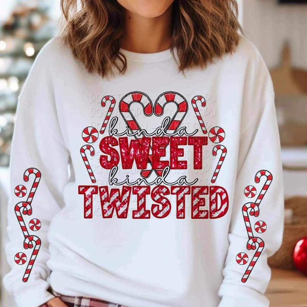 Kinda sweet kinda twisted sequin 11072 DTF TRANSFER