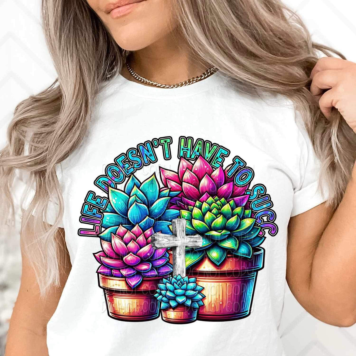 Life doesnt have to succ 21217 DTF transfer