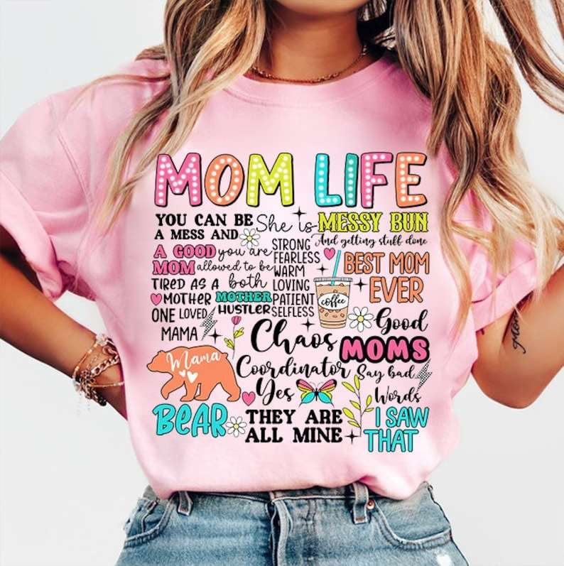 Mom life subway 31825 DTF transfer