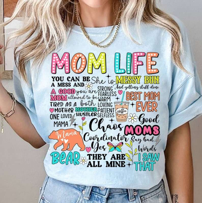 Mom life subway 31825 DTF transfer