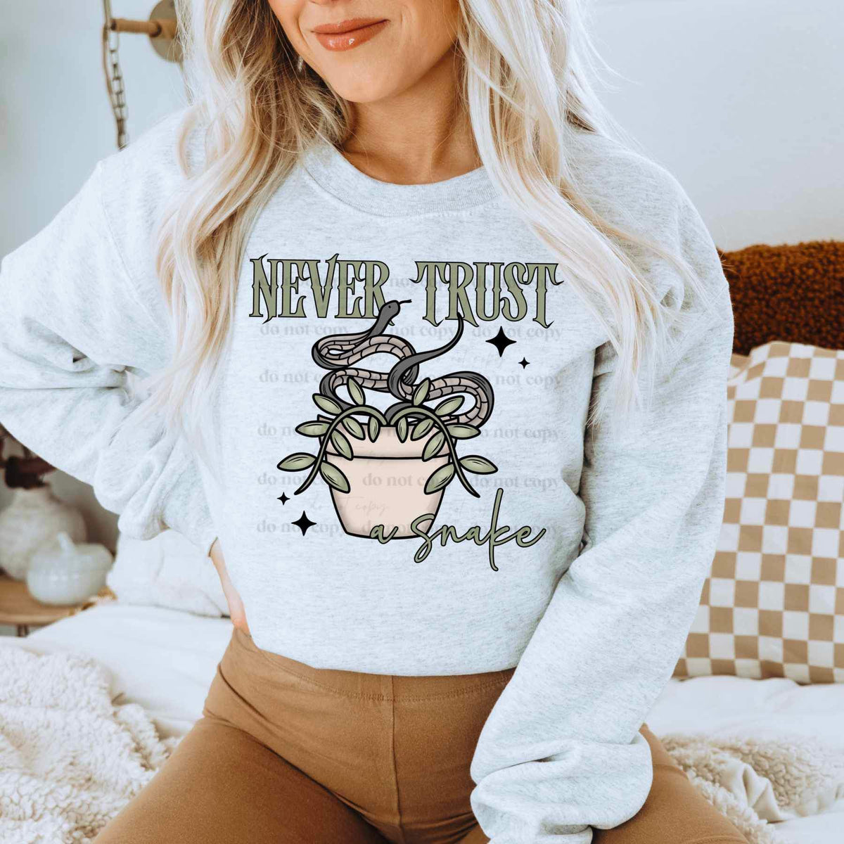 Never trust a snake (CSC) 21261 DTF transfer