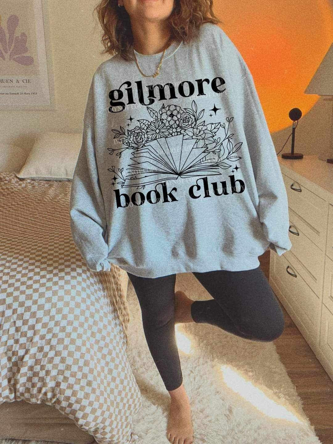 Gilmore book club BLACK 11121 DTF TRANSFER