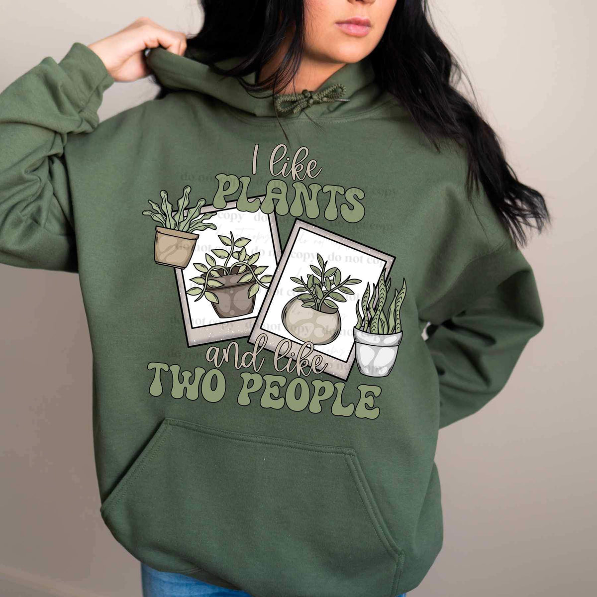 I like plants and like two people (CSC) 21250 DTF transfer