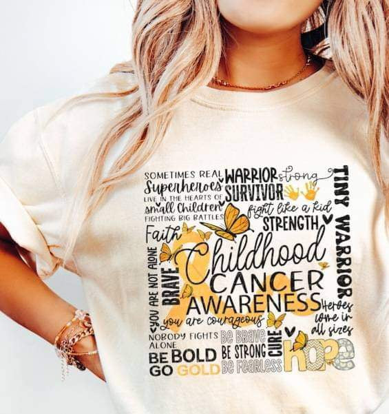 Childhood cancer awareness subway 11140 DTF TRANSFER