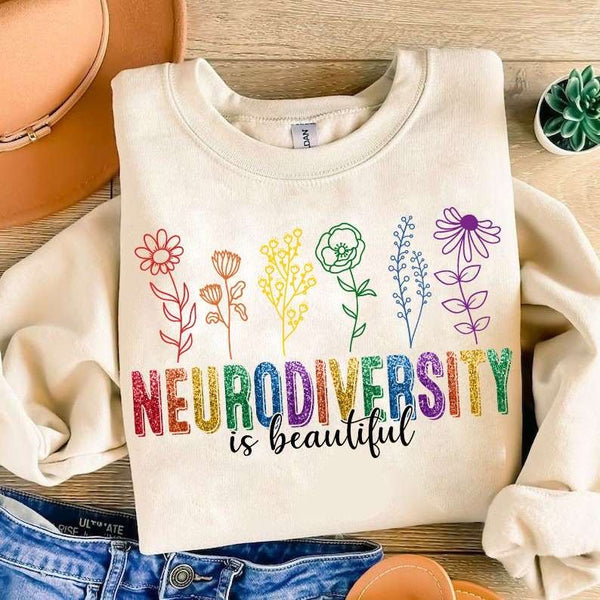 Neurodiversity is beautiful 31824 DTF transfer