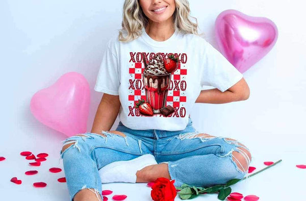 Xoxo milkshake (four designs) 21299 DTF transfers