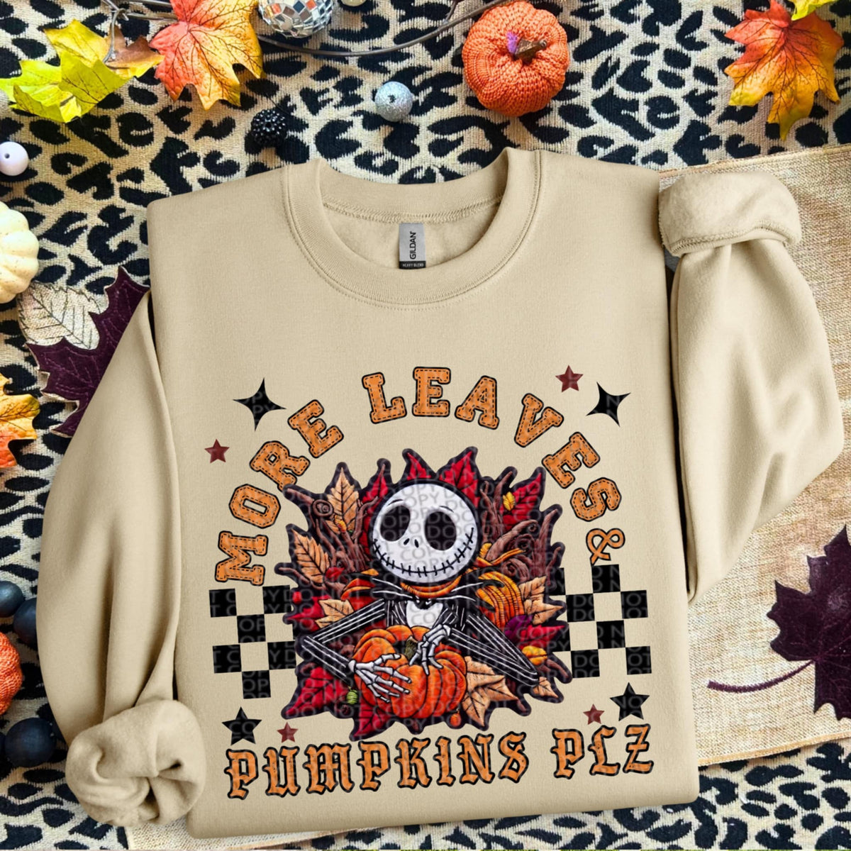 More Leaves pumpkins plz exclusive DTF transfer