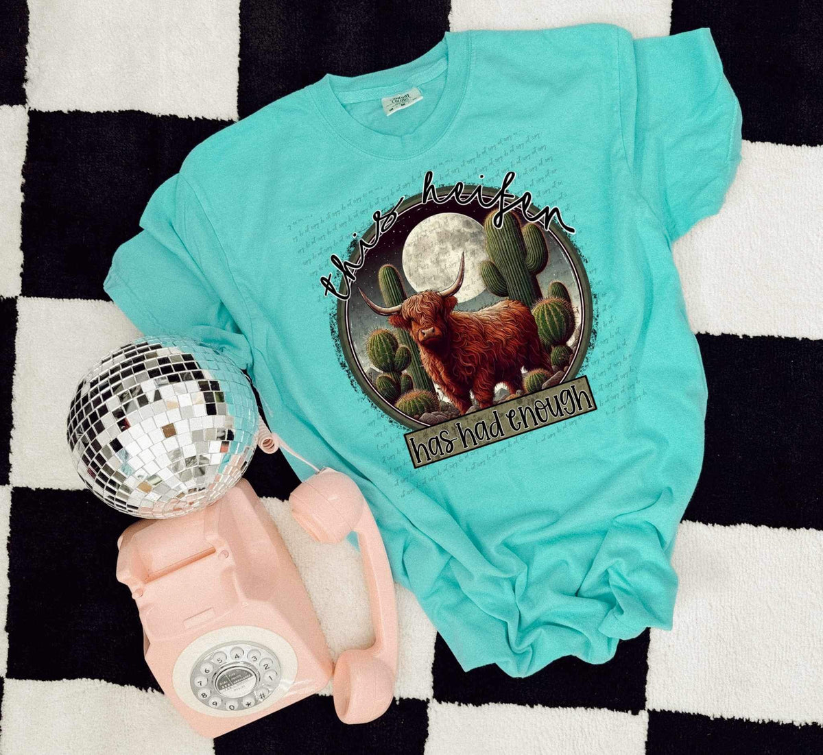 This heifer has had enough (four designs) 21287 DTF transfers