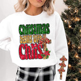 Christmas begins with christ (sequin with cross and bow) FRONT ONLY 11236 DTF TRANSFER