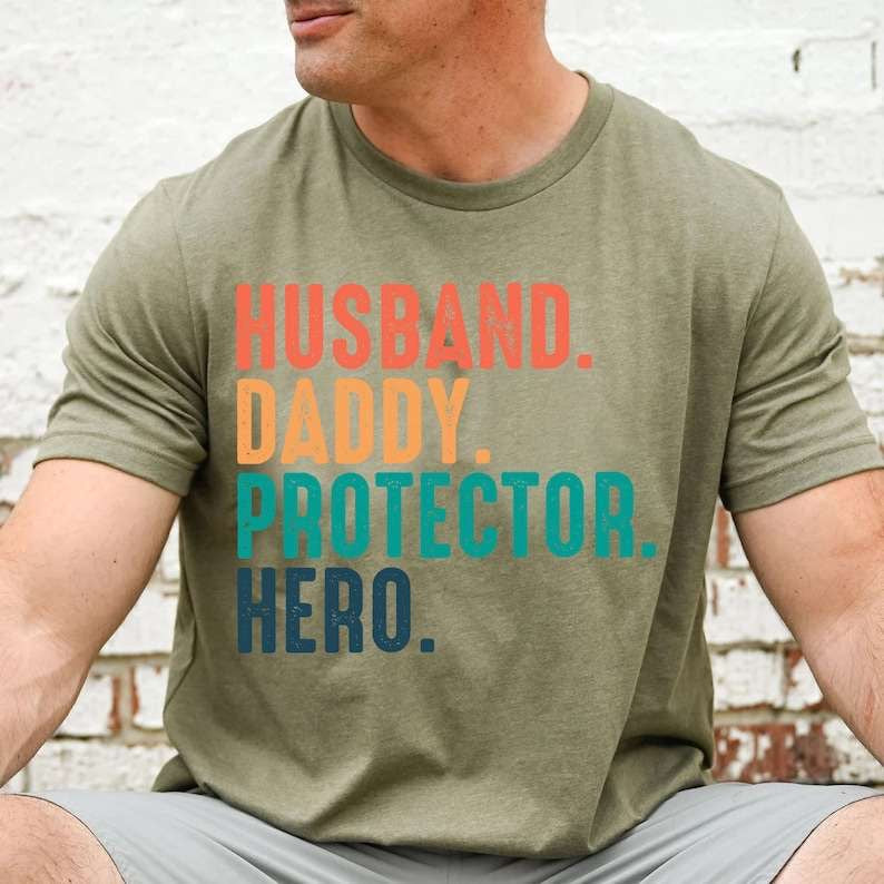 Husband daddy protector hero 31815 DTF transfer