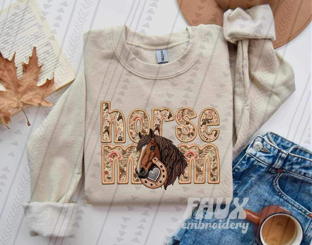 Horse mom 21394 DTF transfer