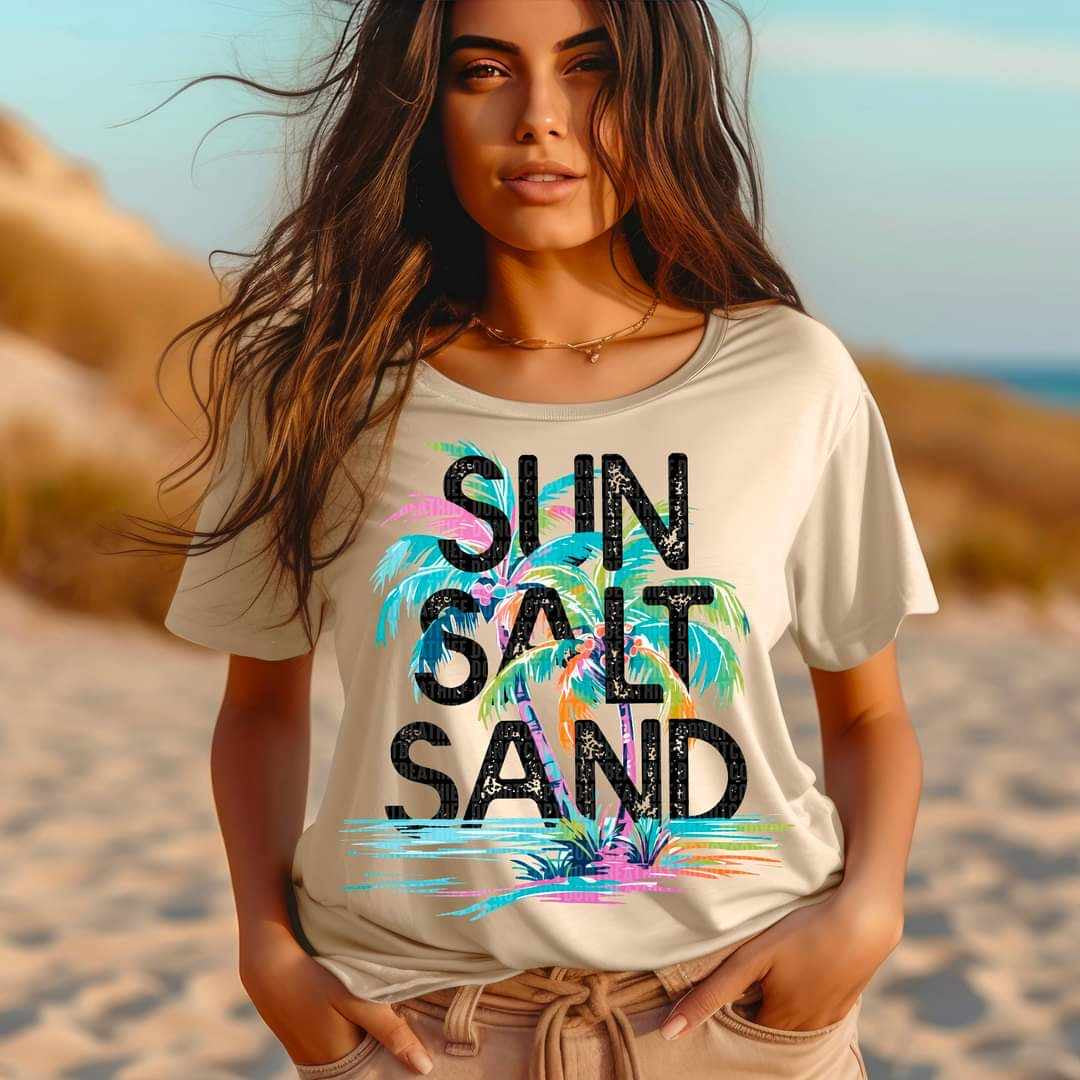 Sun sand salt exclusive 31830 DTF transfer