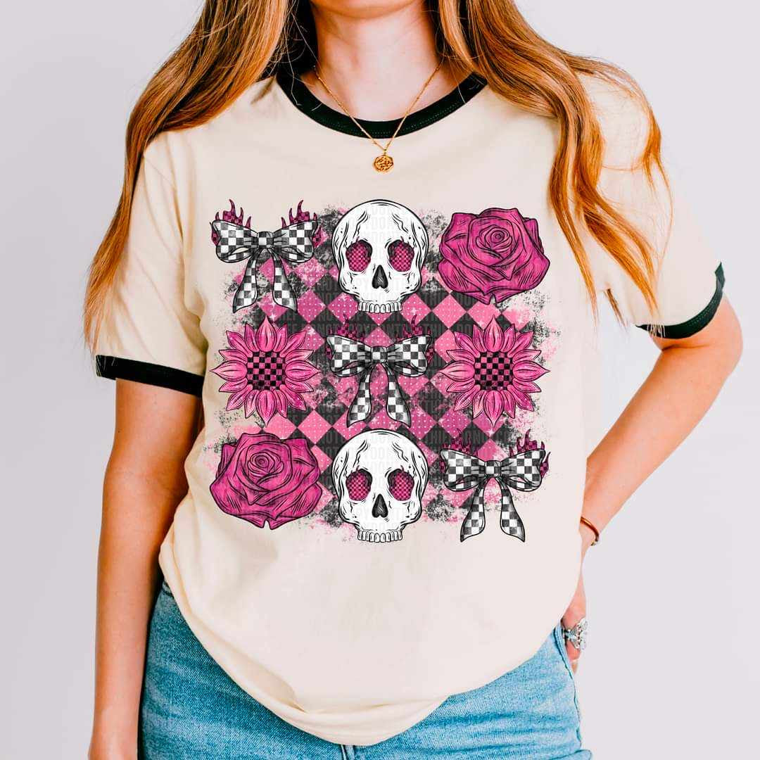 Coquette skellie collage 31829 DTF transfer