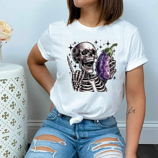 Skellie with eggplant (SSD) 21413 DTF transfer