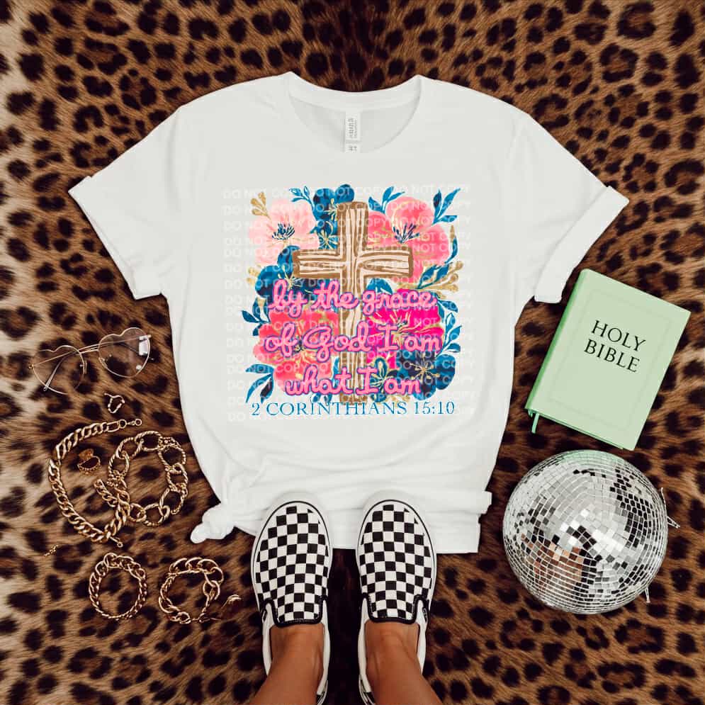 By the Grace of God cross SCG DTF transfer