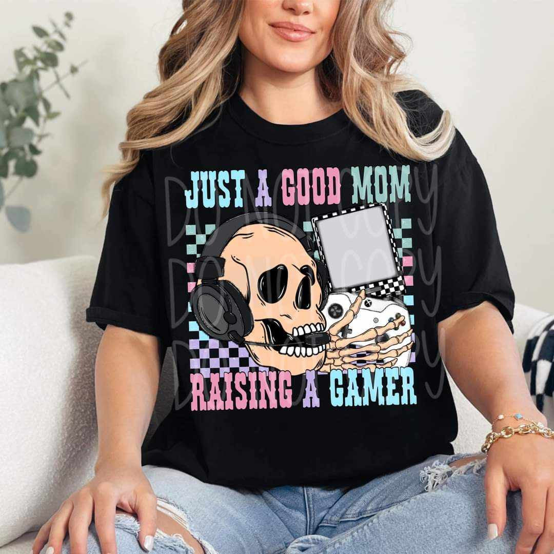 Just a good mom raising a gamer (VIRGO) 31838 DTF transfer