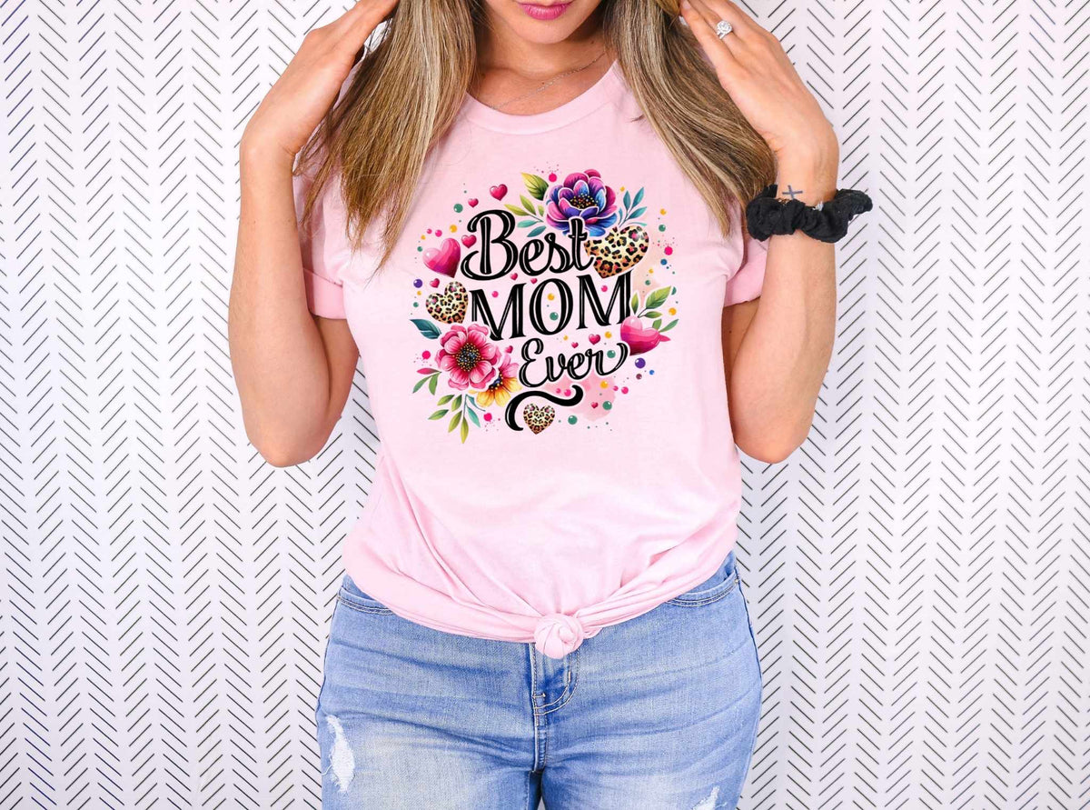 Best mom ever florals 31893 DTF transfer