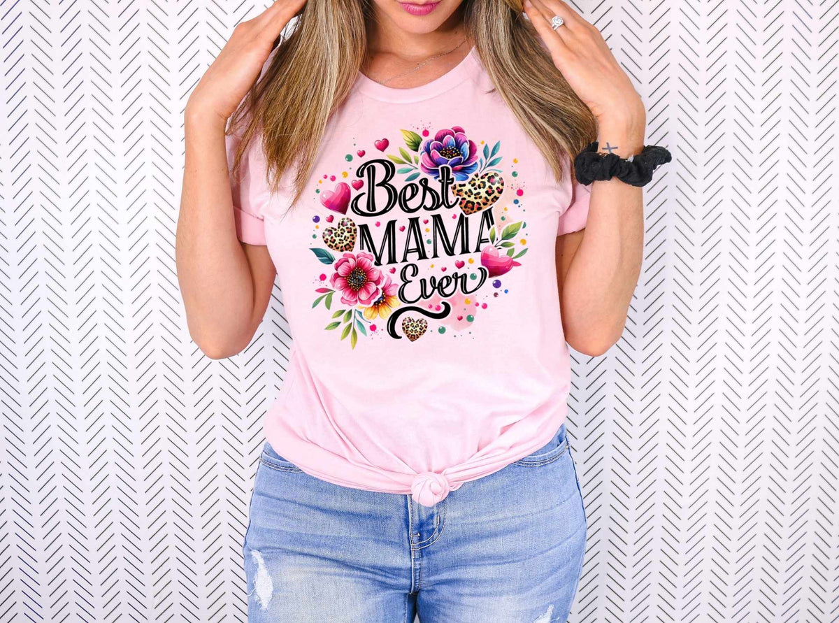 Best mama ever florals 31892 DTF transfer