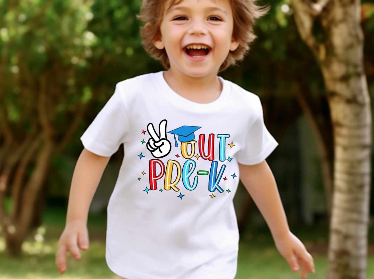 Peace out pre-k BOY 31880 DTF transfer