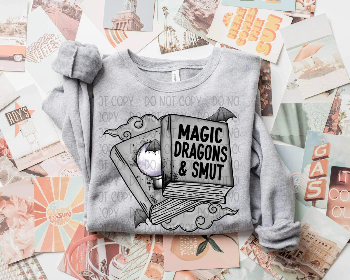 Magic dragons & smut (SWD) 21459 DTF transfer