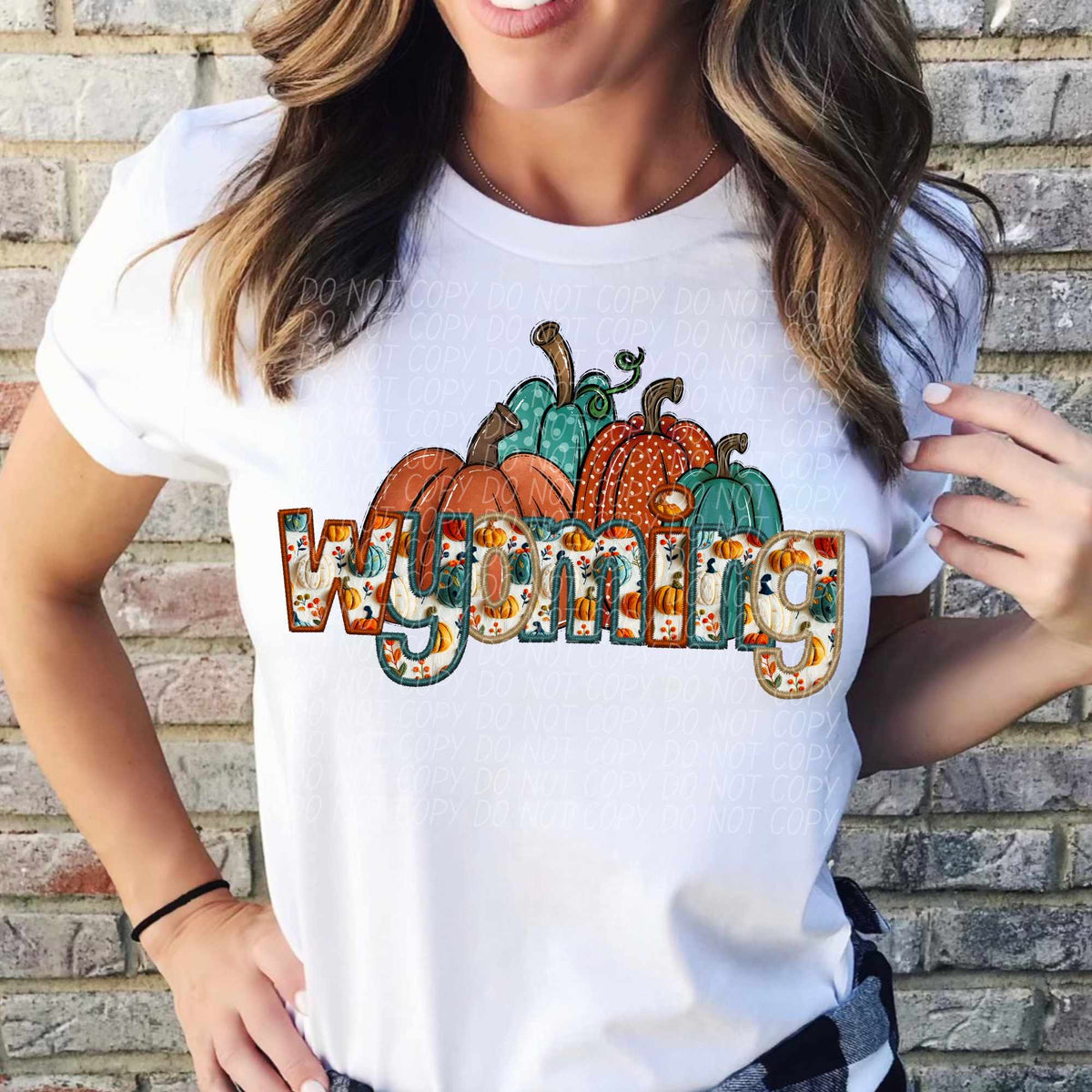 Wyoming fall filled with pumpkins (CITY) 44398 DTF transfer