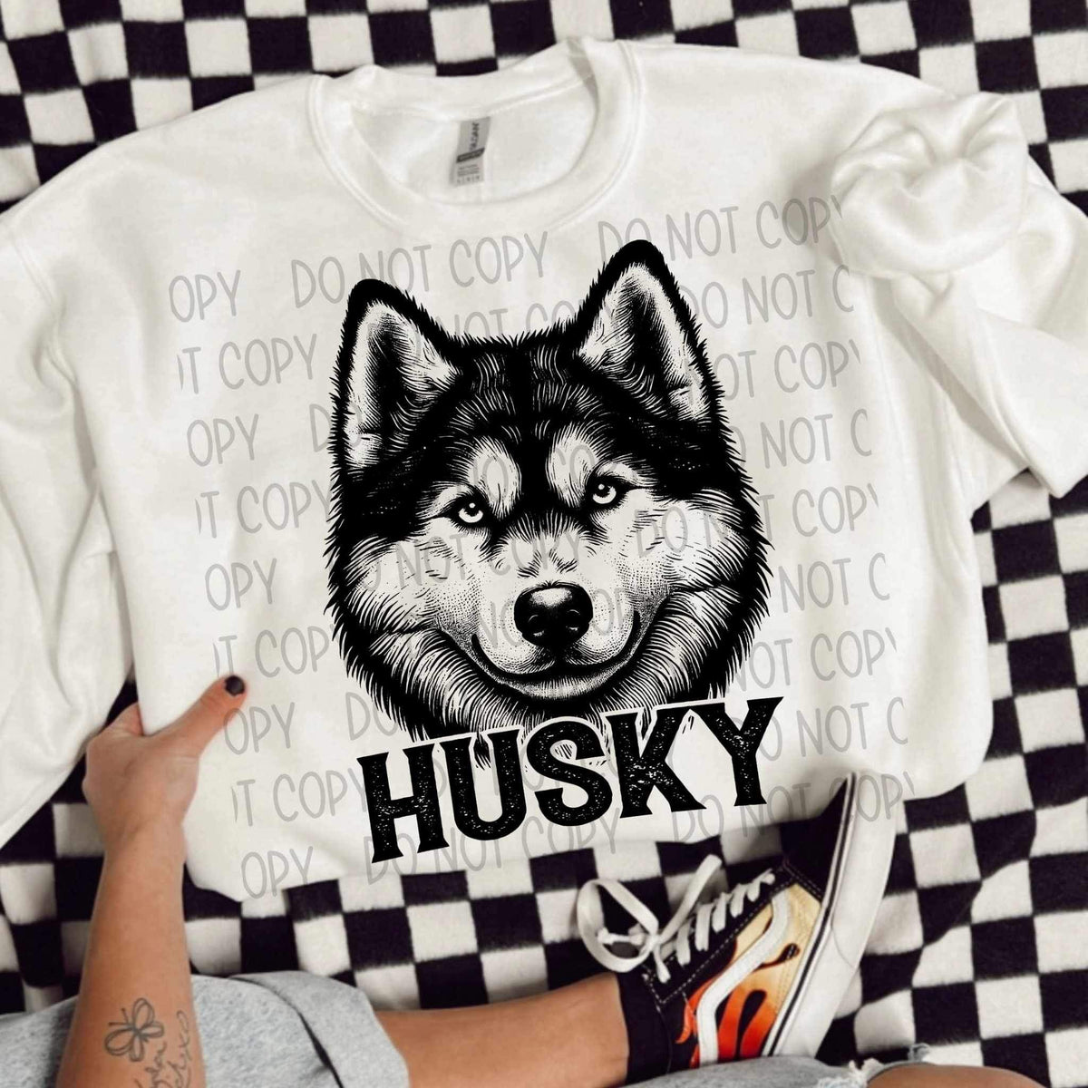 Husky BLACK (SWD) 21445 DTF transfer