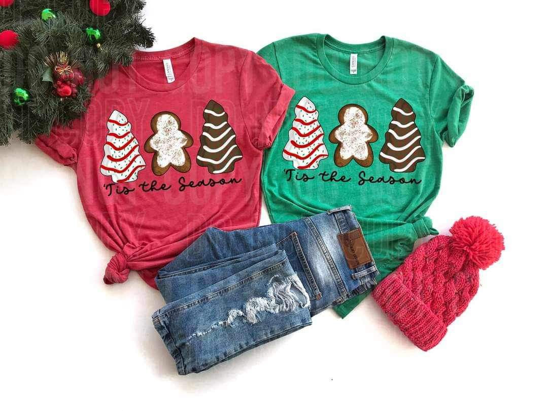 Tis the season (white, gingerbread, chocolate cakes) 15995 DTF transfers