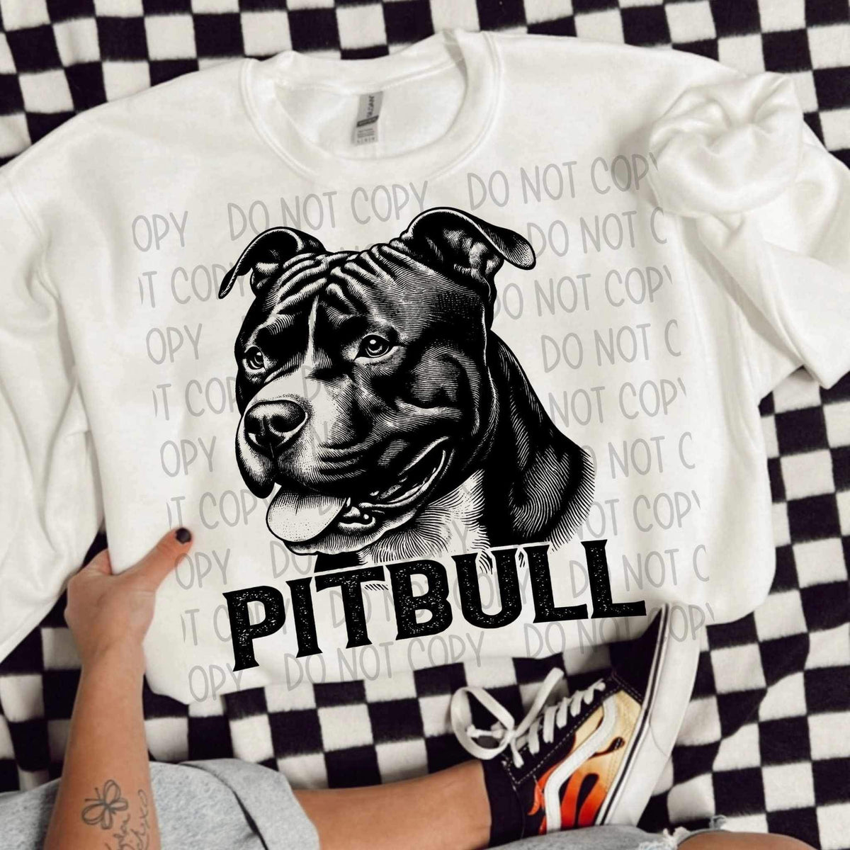 Pitbull BLACK (SWD) 21435 DTF transfer
