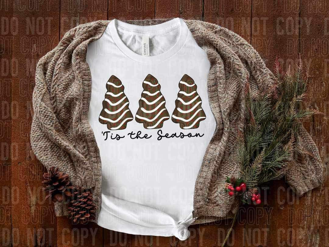 Tis the season (chocolate cakes) 15992 DTF transfers