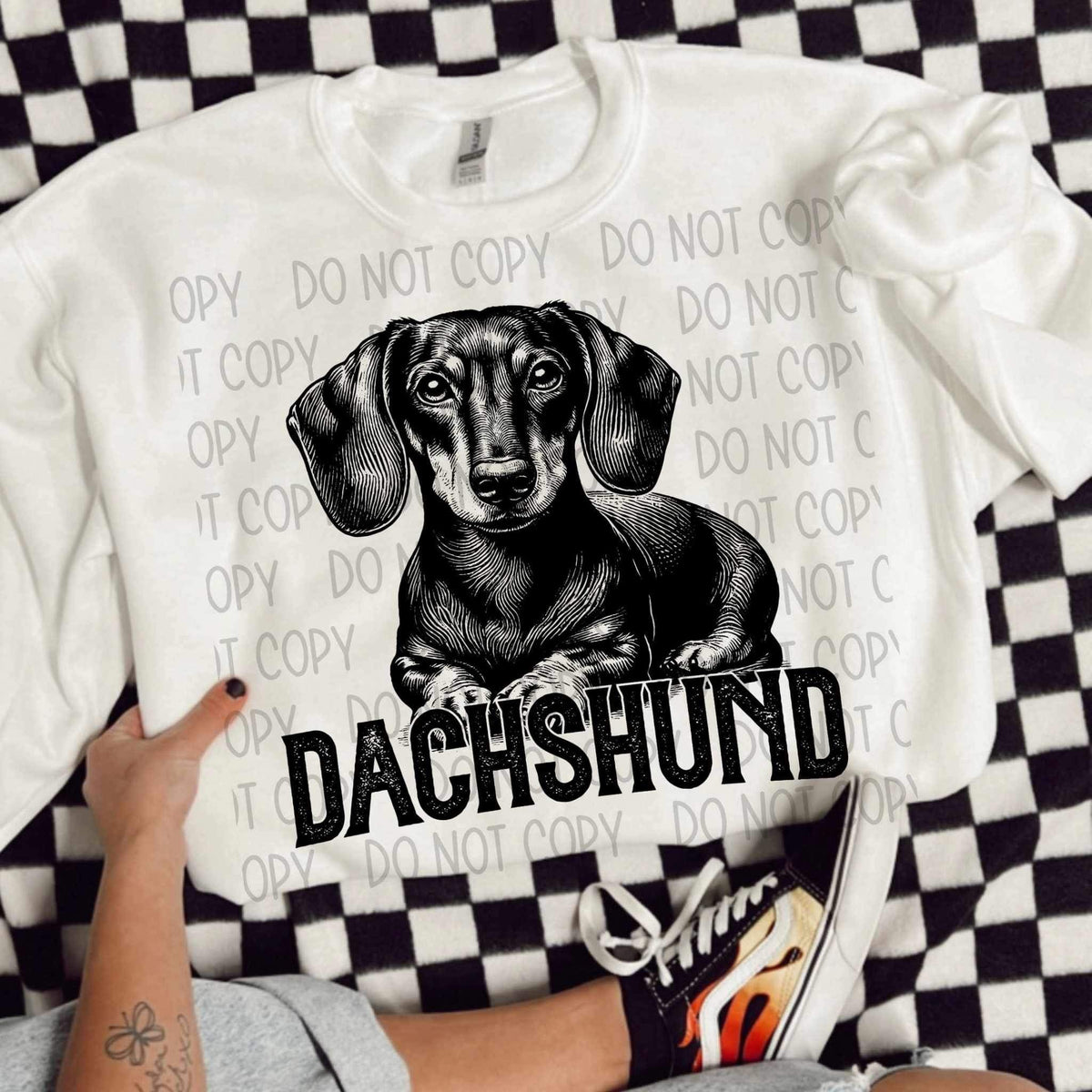 Dachsund BLACK (SWD) 21431 DTF transfer