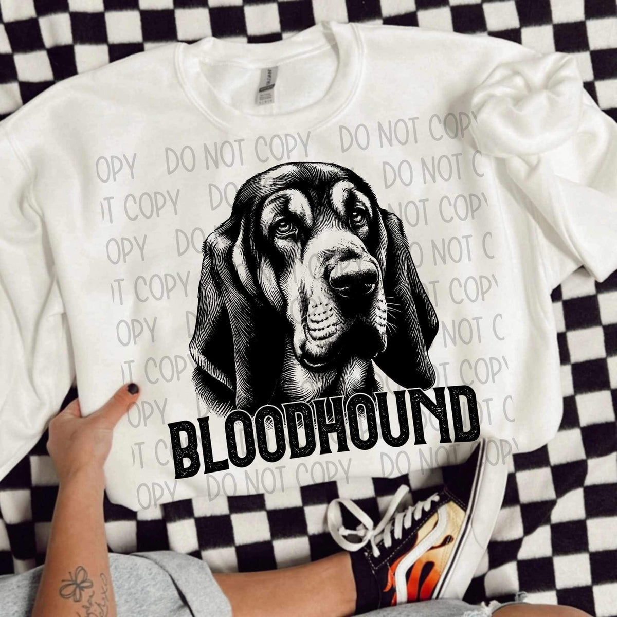 Bloodhound BLACK (SWD) 21430 DTF transfer