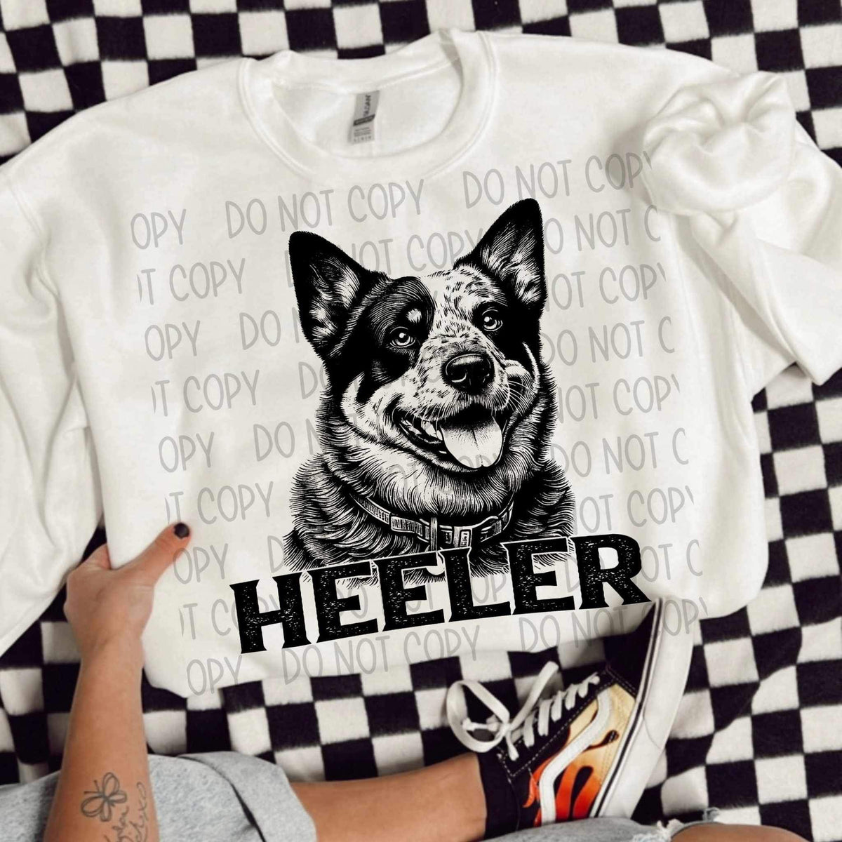Heeler BLACK (SWD) 21428 DTF transfer