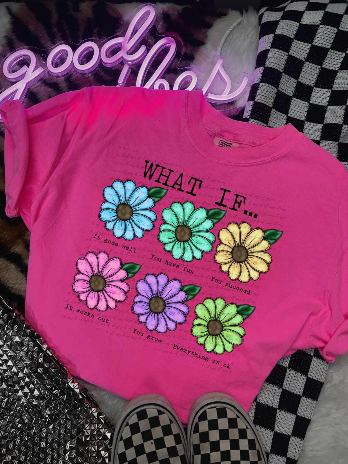 What if flowers 31922 DTF transfer