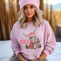 I’m so cold (pink font with animal in pink winter wear) 16243 DTF Transfer