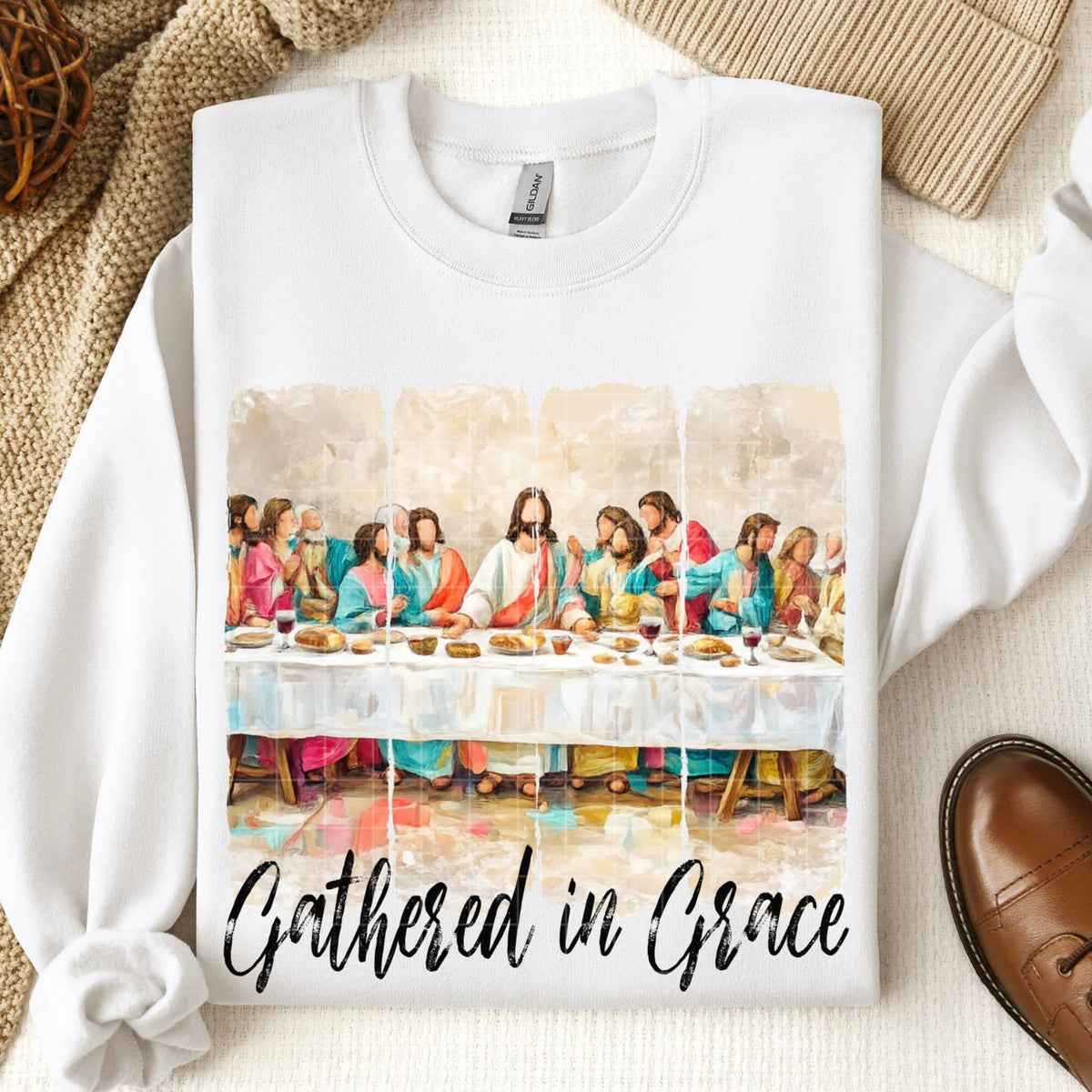 Gathered in Grace Sunday special DTF transfer