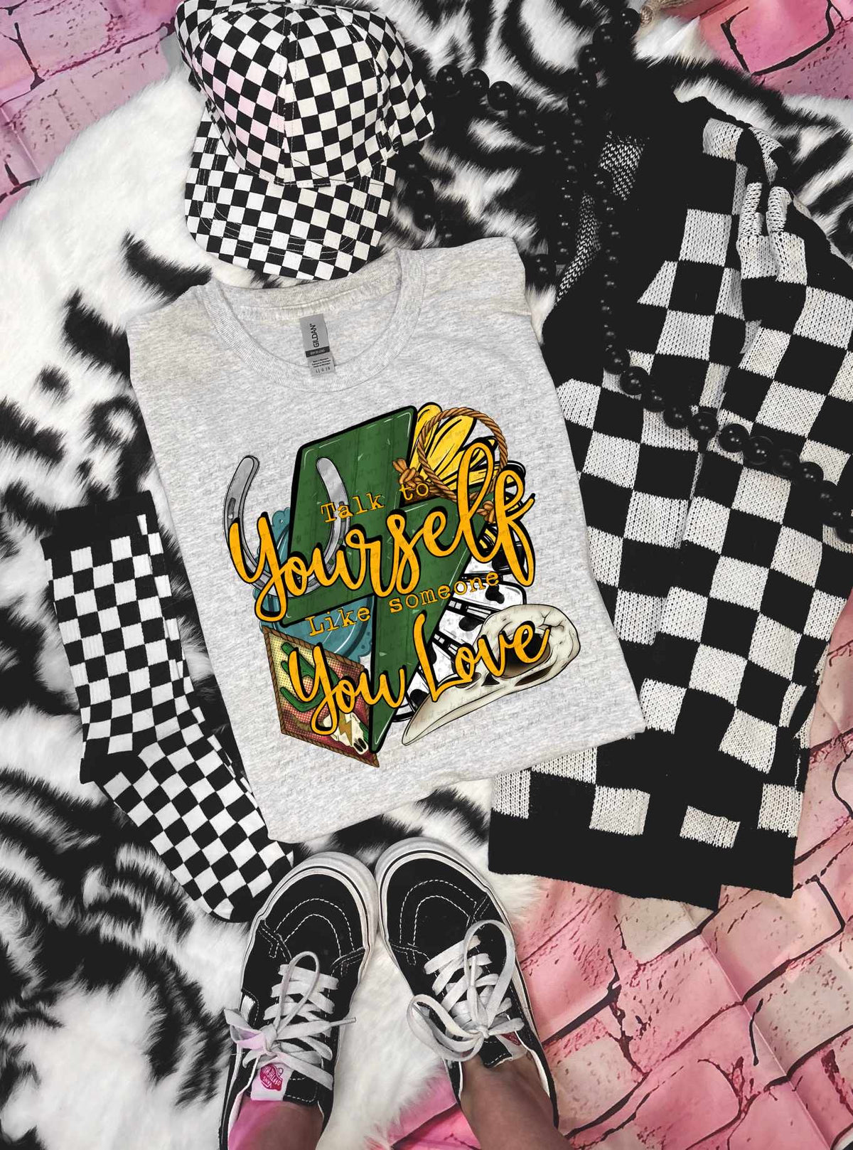 Talk to yourself like someone you love 31913 DTF transfer