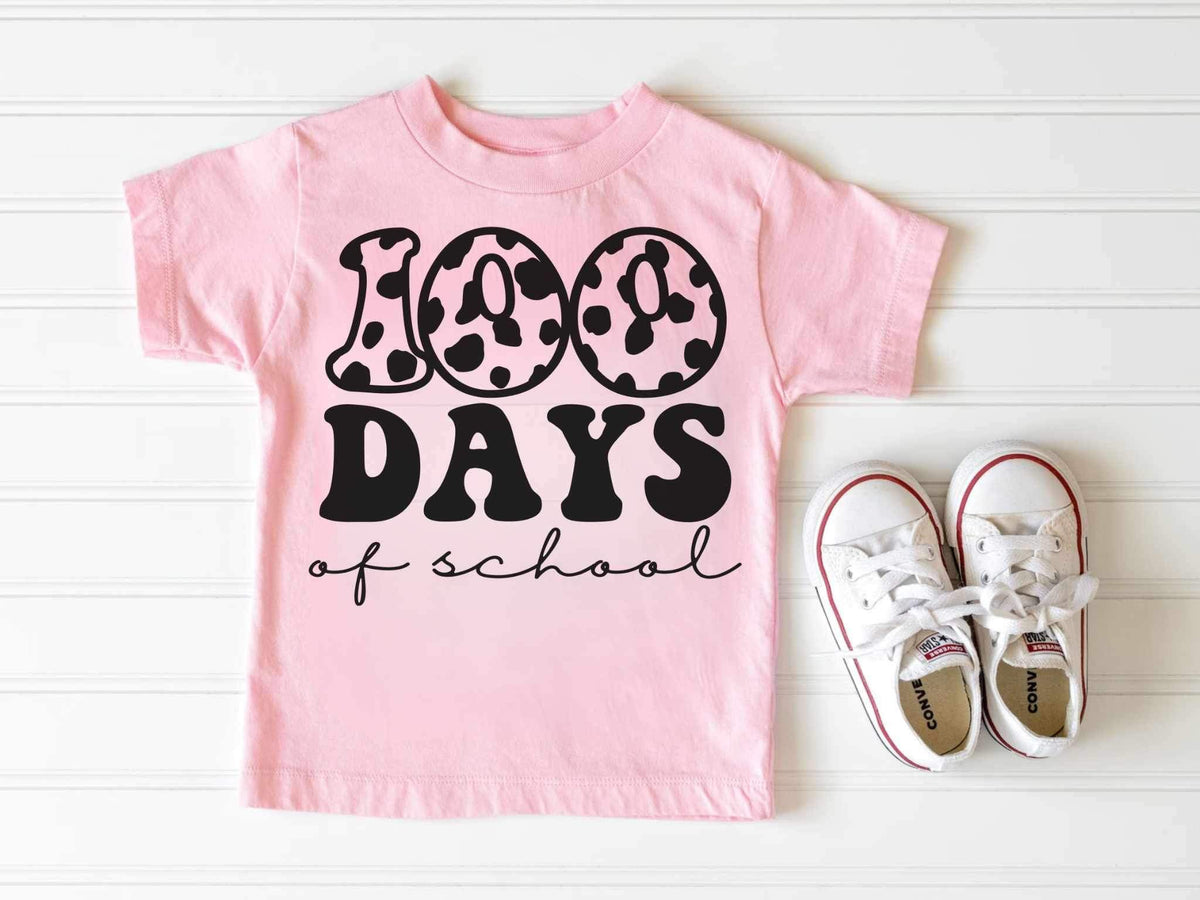 100 days of school BLACK (WSB) 21557 DTF transferw