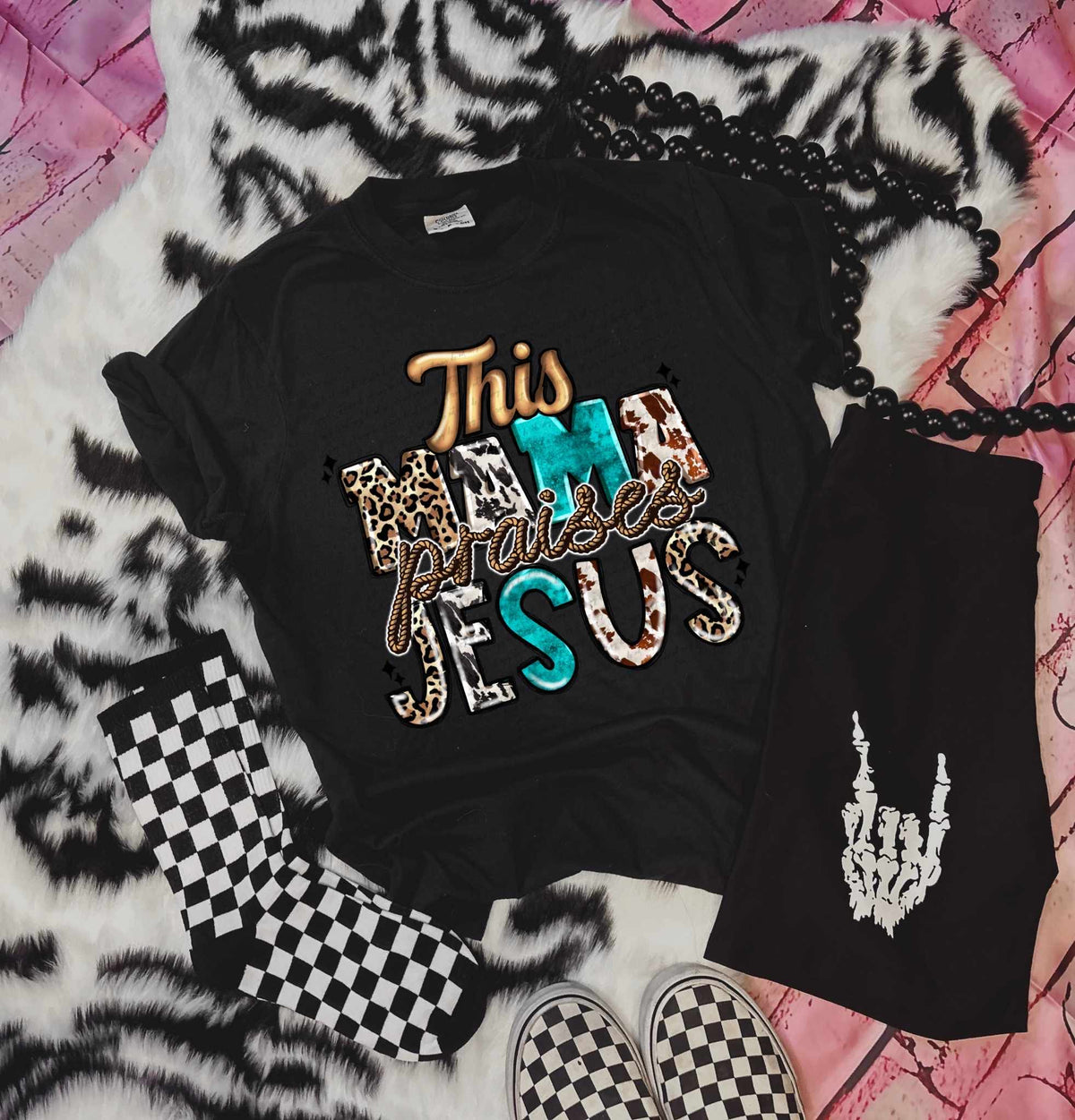 This mama praises jesus 31979 DTF transfer