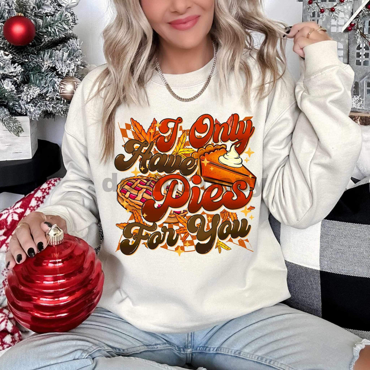 I only have pies for you (pies and leaves)  16230 DTF Transfer