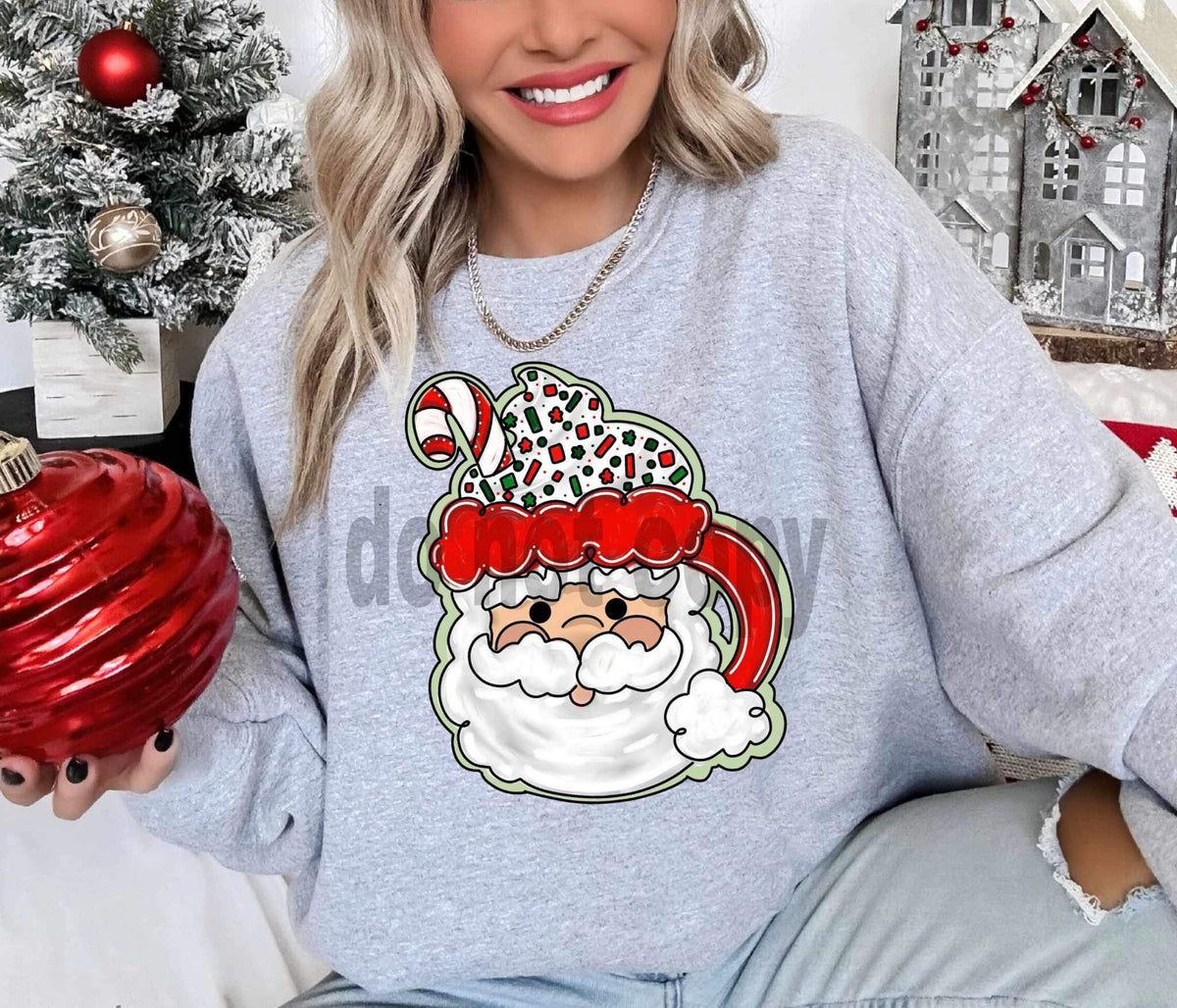 Santa mug 16229 DTF Transfer