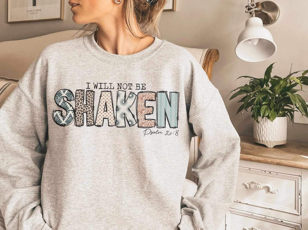 I will not be shaken (WSB) 21499 DTF transfer