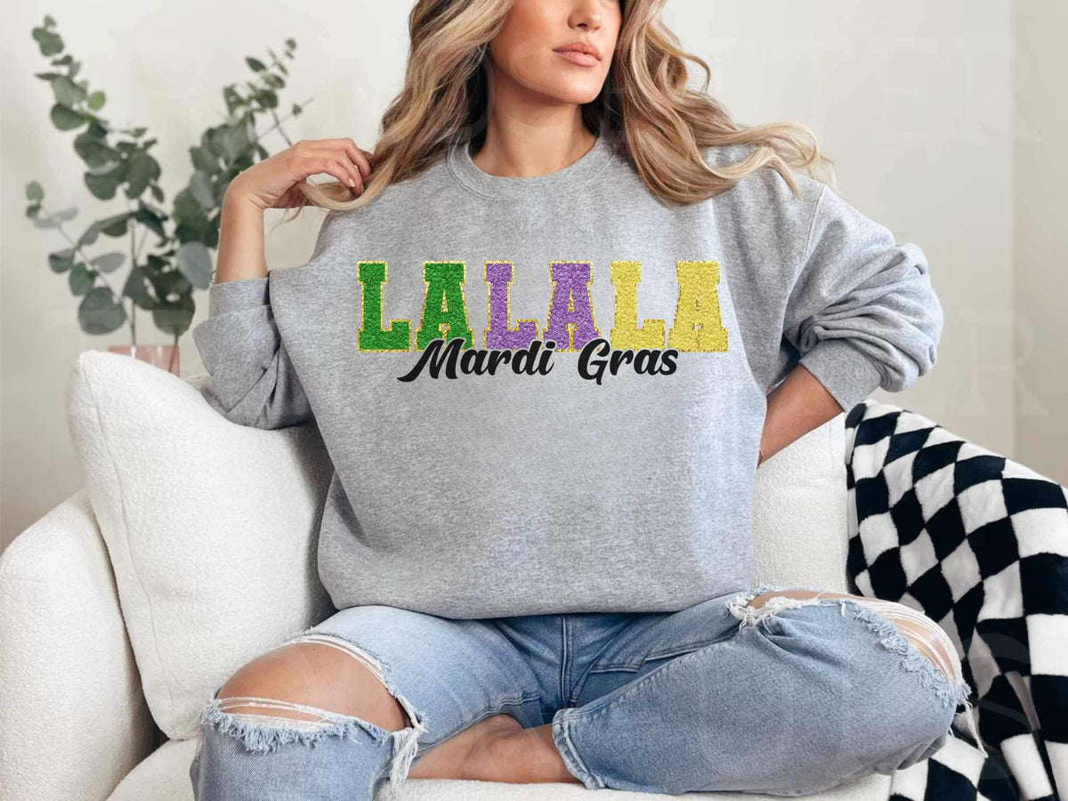 Lalala mardi gras (WSB) 21487 DTF transferr