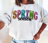 Spring season sequin (WSB) 21486 DTF transferr