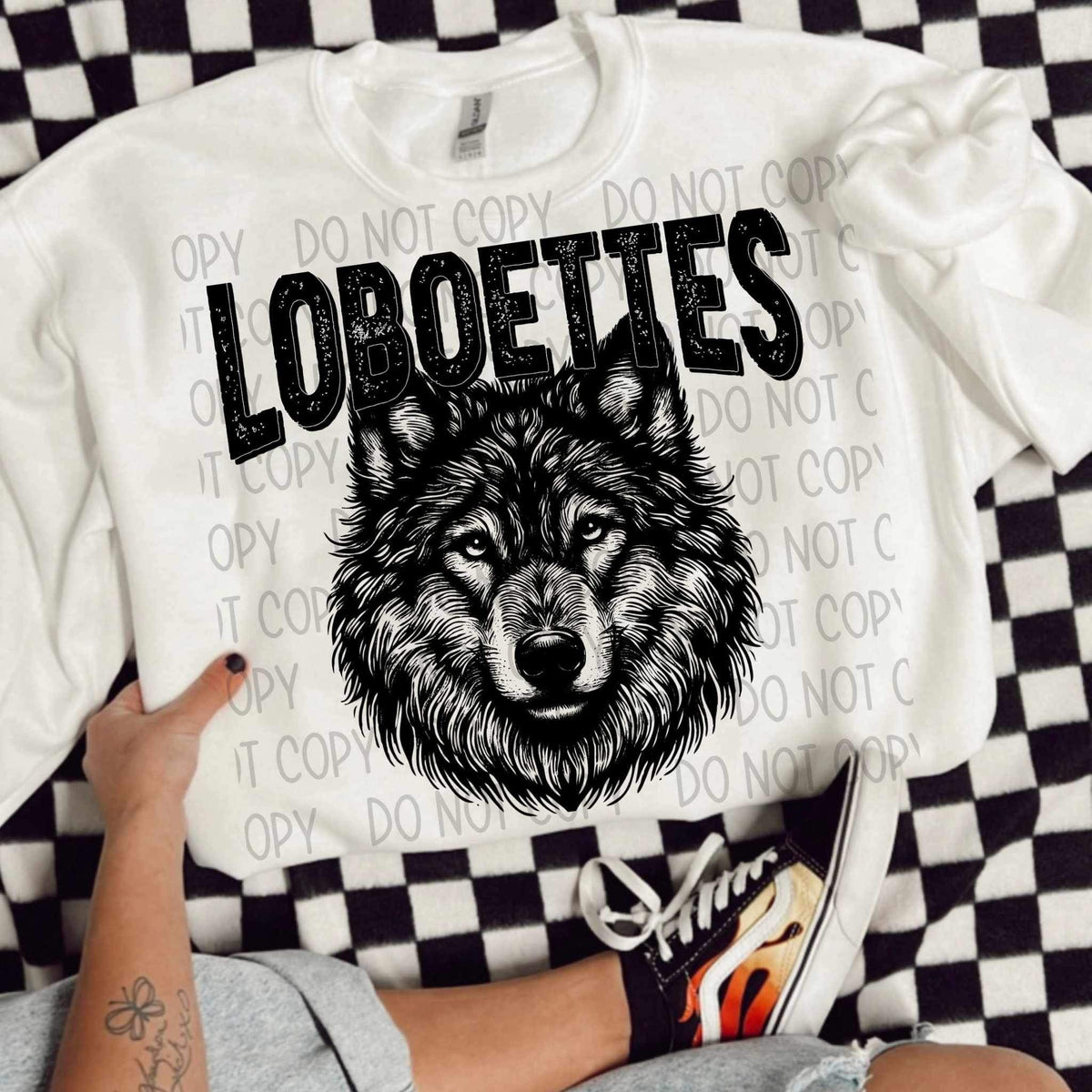 Loboettes BLACK (SWD) 21615 DTF transfer