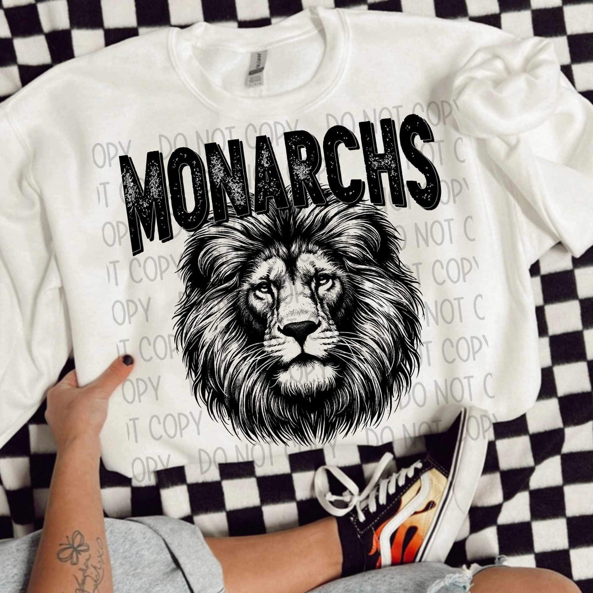 Monarchs  BLACK (SWD) 21614 DTF transfer