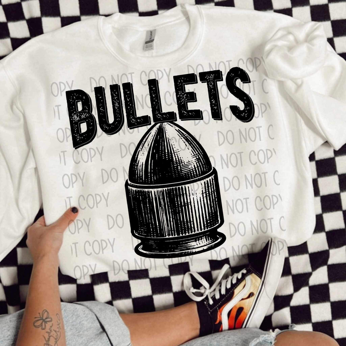 Bullets BLACK (SWD) 21612 DTF transfer