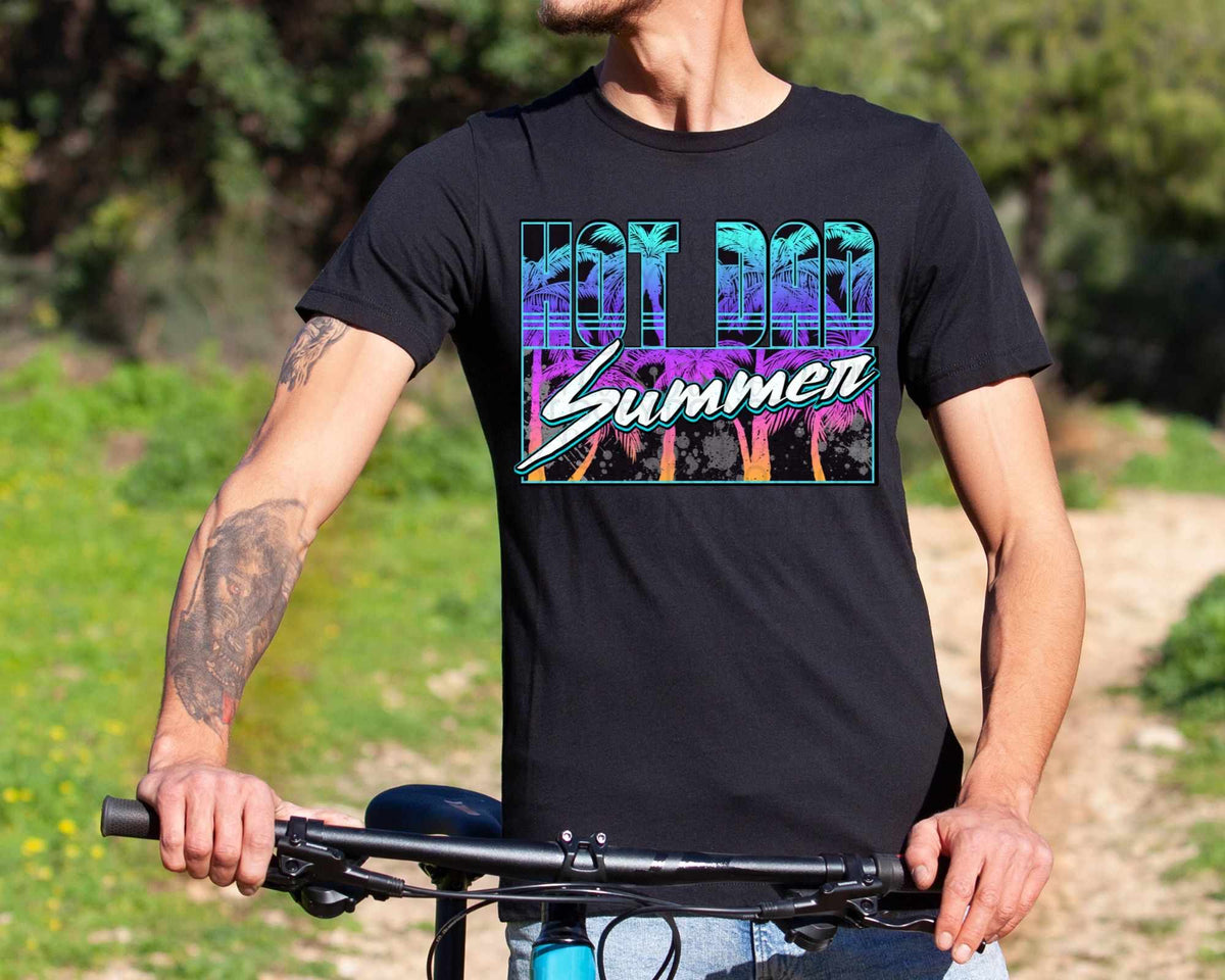 Hot dad summer palm tree filled (SSD) 32000 DTF transfer