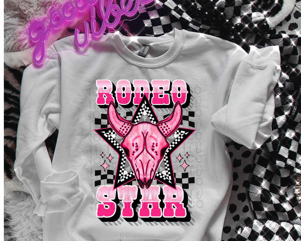 Rodeo star pink (SSD) 31997 DTF transfer