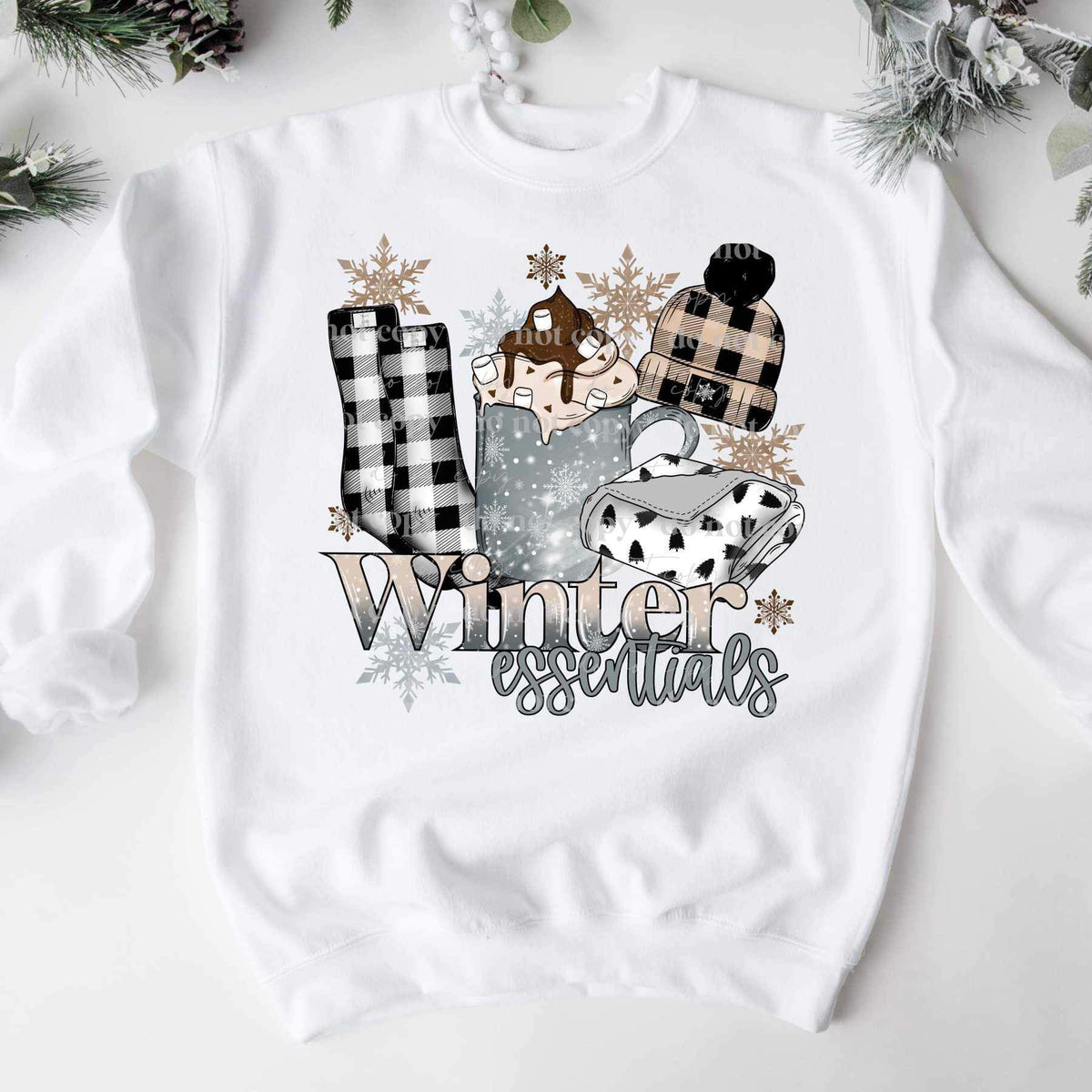 Winter essentials 16376 DTF Transfer
