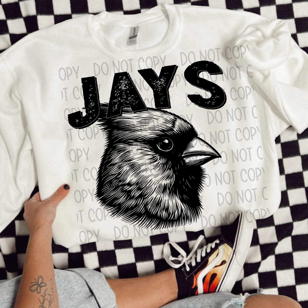 Jays BLACK (SWD) 21610 DTF transfer